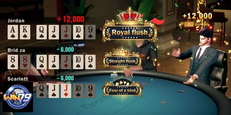 Trải nghiệm không gian Poker sống động tại Win79